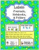 Labels: Journals, Notebooks, & Folders