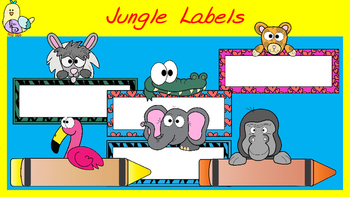 Labels - Name Tags, Desk Tags Pack by Learning with Little Birdies