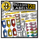 Labels: Pencil and Crayon Set Printable