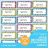 Rectangle Labels | Editable Classroom Decor