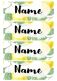 Labels and Name cards (Sweet and Sour)