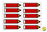 Labels and Reading Area Sticker