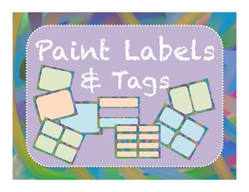 Preview of Labels and Tags Paint Background