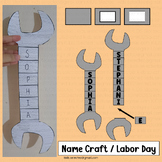 Labor Day Activities Name Craft Writing Bulletin Board Wre