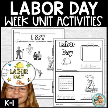 Preview of Labor Day Activities for Kindergarten | First Grade