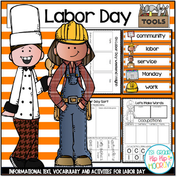 Preview of Labor Day Activities for the Primary Student