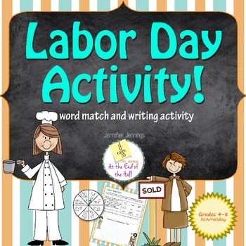 Labor Day Activity by TPT Activities | Teachers Pay Teachers