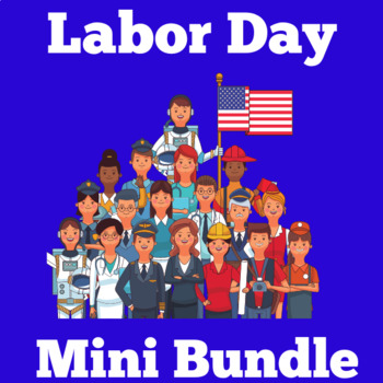 Preview of LABOR DAY ACTIVITIES Pre-K, Kindergarten 1st Grade PowerPoint Craft Bundle