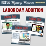 Labor Day Math Worksheets Digital Addition Mystery Picture