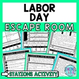 Labor Day Back to School Escape Room Stations - Reading Co