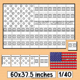 Labor Day Bulletin Board American Flag Craft Coloring Acti
