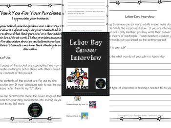 Preview of Labor Day Career Interview