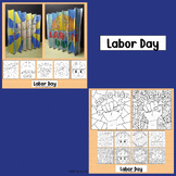 Labor Day Craft Coloring Activities Pop Art Agamograph Mat