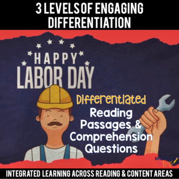 Preview of Labor Day Differentiated Reading Passages & Questions