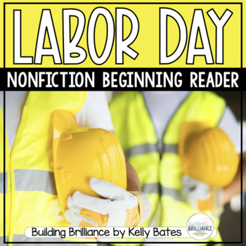 Preview of Labor Day Emergent Reader for Beginning Readers