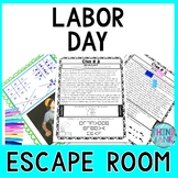 Labor Day Escape Room - Reading Comprehension - September 