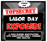 Free Labor Day Exposed! Lesson Plan with Graphic Organizer