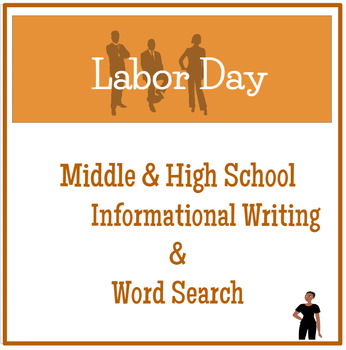 Preview of Labor Day - Informational Writing and Word Search