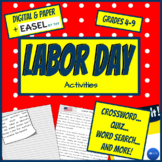 Labor Day NO PREP Passage & Activities