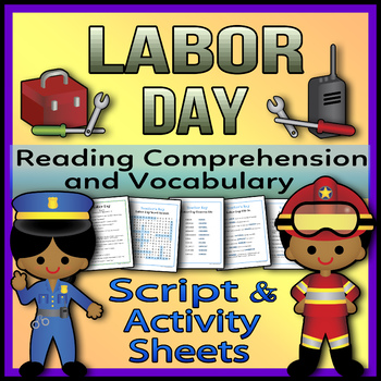 Preview of Labor Day - Readers Theater Holiday Script, Reading & Activity Packet
