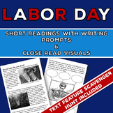 Labor Day: Readings, Writing Prompts, Close Read Pictures,