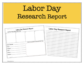 Preview of Labor Day Research Report