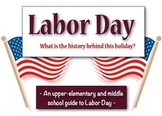 History of Labor Day Day Student Reading and Activity for 