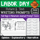 Labor Day Writing Prompts (Opinion, Explanatory, Narrative)
