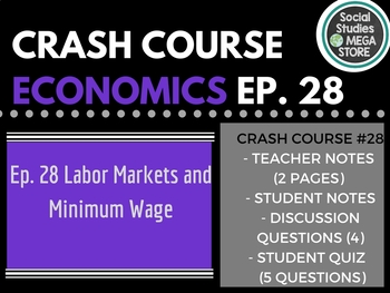 Preview of Labor Markets and Minimum Wage: Crash Course Economics #28