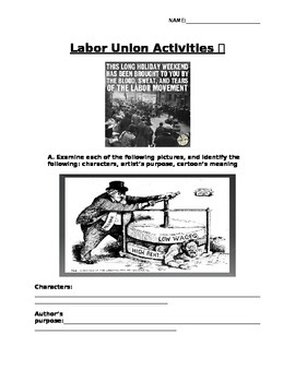 Preview of Labor Union Activitiy