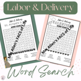 Labor and Delivery Valentines & St. Patricks Day Word Sear