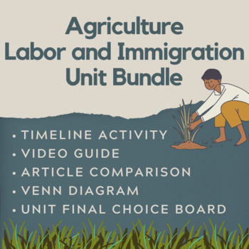 Preview of Labor and Immigration Unit Plan: United Farm Workers and More