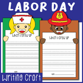 Labor day Writing & Craft | Community Helpers Craft | Occu