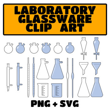 Laboratory Glassware Clip Art by The STEM Master | TpT