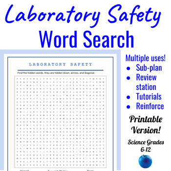 Science worksheets: Safety clothes worn in a science lab