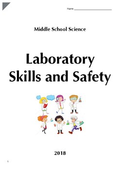 Preview of Laboratory Skills and Safety Booklet - Middle School