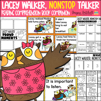 Preview of Lacey Walker Nonstop Talker Reading Comprehension Companion #summersavings24