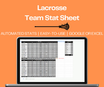 Preview of Lacrosse Statistics (Orange)