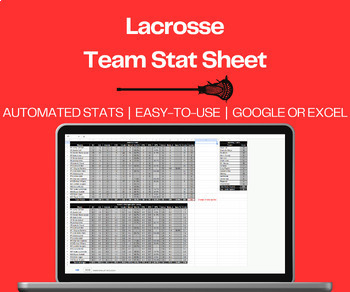 Preview of Lacrosse Statistics (Red)