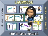 Lacrosse- Top 10 Skill Visuals- Simple Large Print Design