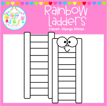 Ladders Clipart by Victoria Saied