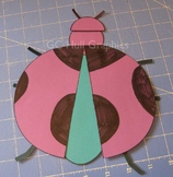 Lady Bug Craft Template PDF