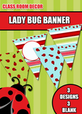 Lady Bug Pennant Banner