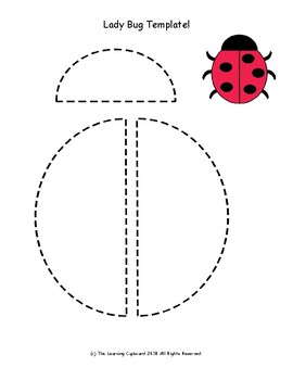 Lady Bug Template by Loving Arms University TPT