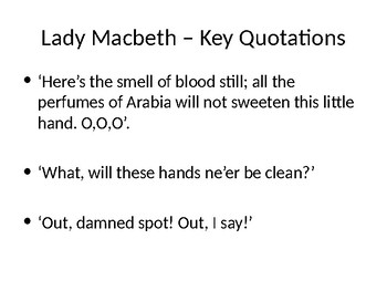 lady macbeth quotes