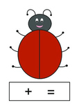 Ladybird (Ladybug) Mat . Number bonds to 10. Adding Mat.