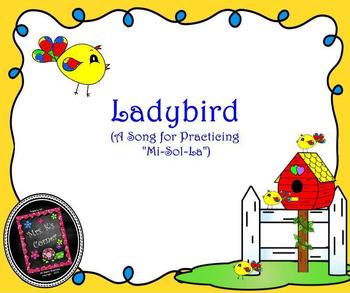 Preview of Ladybird: Song for Practicing "Mi-Sol-La" - SMARTBOARD/NOTEBOOK EDITION