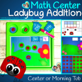 Ladybug Addition Spring Math Center