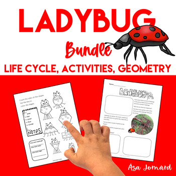 Preview of Ladybug Bundle | Math | Life Cycle | Biomimicry Design Activites | Non-fiction