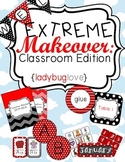 Ladybug Classroom Decor Bundle | Printable Red and Black P